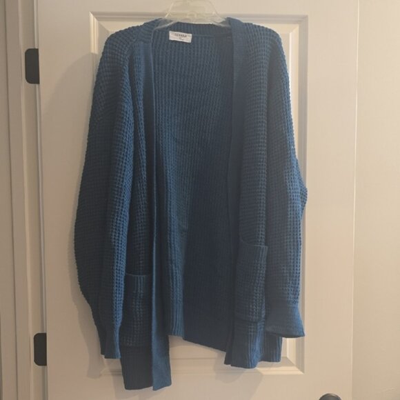 Zenana Outfitters Blue Cardigan Sweater - Picture 1 of 1